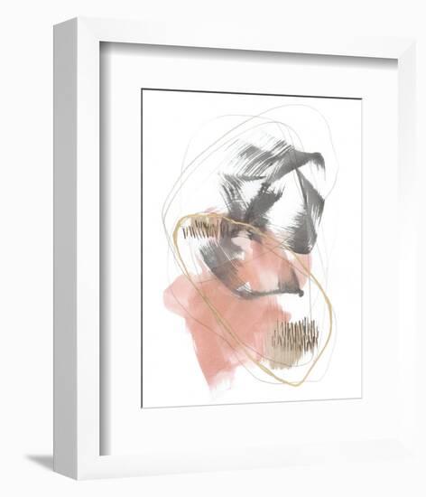 Blushing Circularity II-Jennifer Goldberger-Framed Art Print