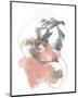 Blushing Circularity II-Jennifer Goldberger-Mounted Art Print