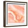 Blushing Coral-Kimberly Allen-Framed Art Print