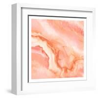 Blushing Coral-Kimberly Allen-Framed Art Print