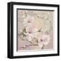 Blushing Magnolias-Julia Purinton-Framed Art Print