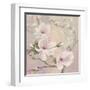 Blushing Magnolias-Julia Purinton-Framed Art Print