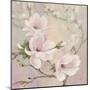 Blushing Magnolias-Julia Purinton-Mounted Art Print