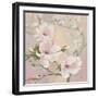 Blushing Magnolias-Julia Purinton-Framed Art Print