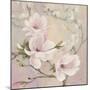 Blushing Magnolias-Julia Purinton-Mounted Art Print