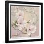 Blushing Magnolias-Julia Purinton-Framed Art Print