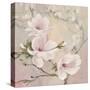 Blushing Magnolias-Julia Purinton-Stretched Canvas