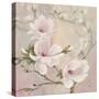 Blushing Magnolias-Julia Purinton-Stretched Canvas