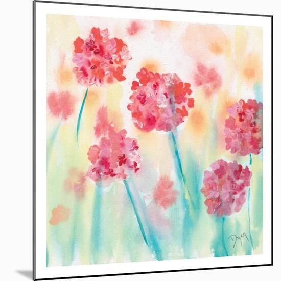 Blushing Meadow II-Beverly Dyer-Mounted Premium Giclee Print