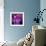 Blushing Nebula-null-Framed Art Print displayed on a wall