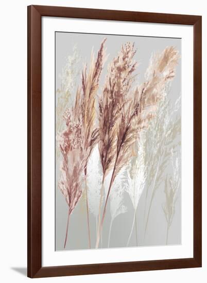 Blushing Pomp Grass I-Asia Jensen-Framed Art Print