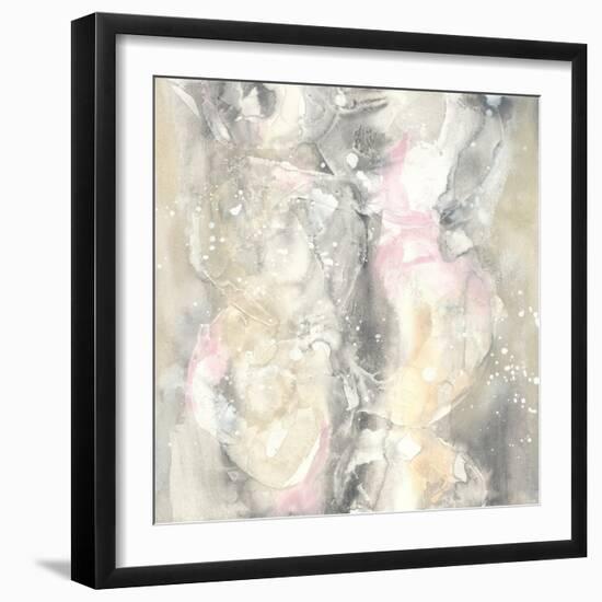 Blushing Snowflakes II-Chris Paschke-Framed Art Print