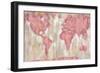 Blushing World Map v2 Crop-Silvia Vassileva-Framed Art Print