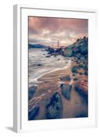 Blustery Day at Golden Gate Bridge, San Francisco-Vincent James-Framed Photographic Print