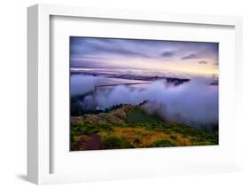 Blustery Foggy Golden Gate Bridge, San Francisco Cityscape-Vincent James-Framed Photographic Print