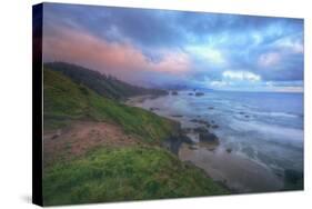 Blustery Morning at Cannon Beach - Oregon Coast-Vincent James-Stretched Canvas