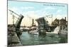 Blynman Bridge, Gloucester-null-Mounted Art Print