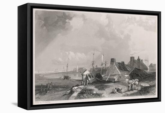 Blyth Nothumberland-JD Harding-Framed Stretched Canvas