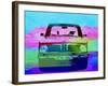 Bmw 2002 Front Watercolor 1-NaxArt-Framed Art Print