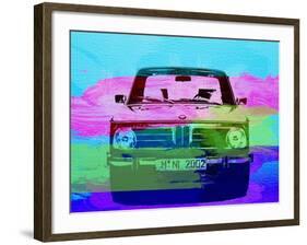 Bmw 2002 Front Watercolor 1-NaxArt-Framed Art Print