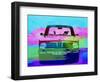 Bmw 2002 Front Watercolor 1-NaxArt-Framed Art Print