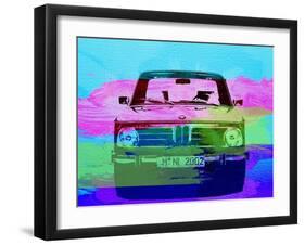 Bmw 2002 Front Watercolor 1-NaxArt-Framed Art Print