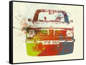 Bmw 2002 Front Watercolor 2-NaxArt-Framed Stretched Canvas