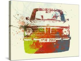 Bmw 2002 Front Watercolor 2-NaxArt-Stretched Canvas
