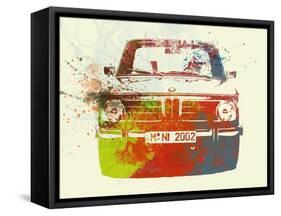 Bmw 2002 Front Watercolor 2-NaxArt-Framed Stretched Canvas