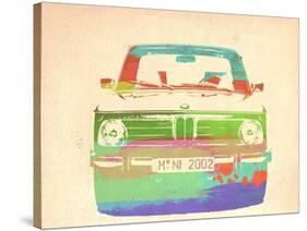 Bmw 2002 Front Watercolor 3-NaxArt-Stretched Canvas
