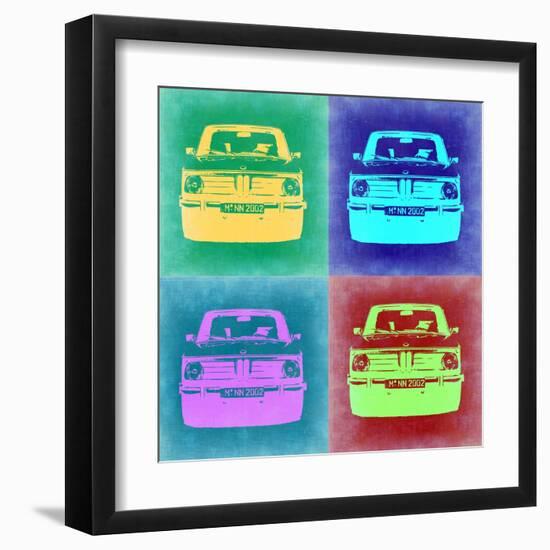 BMW 2002 Pop Art 1-NaxArt-Framed Art Print