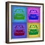 BMW 2002 Pop Art 3-NaxArt-Framed Art Print