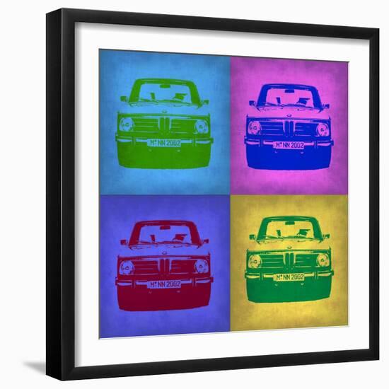 BMW 2002 Pop Art 3-NaxArt-Framed Art Print