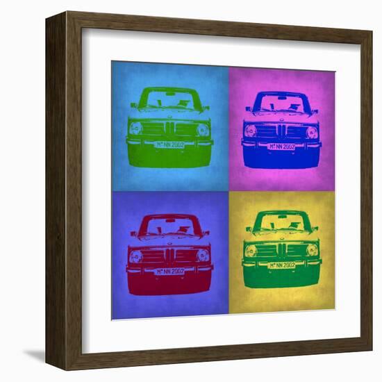 BMW 2002 Pop Art 3-NaxArt-Framed Art Print