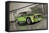 BMW 3.0 CSL BAT 1975-Simon Clay-Framed Stretched Canvas