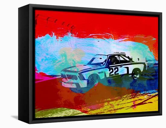 Bmw 3.0 Csl Racing-NaxArt-Framed Stretched Canvas