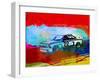 Bmw 3.0 Csl Racing-NaxArt-Framed Art Print