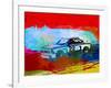 Bmw 3.0 Csl Racing-NaxArt-Framed Art Print