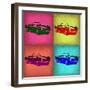 BMW 507 Pop Art 1-NaxArt-Framed Art Print