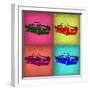 BMW 507 Pop Art 1-NaxArt-Framed Art Print