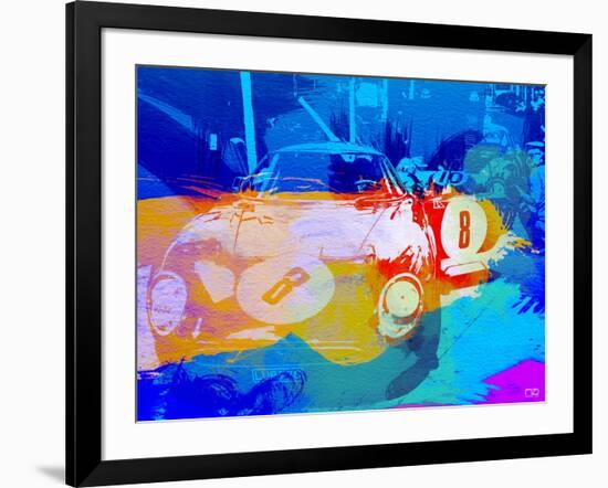 Bmw Before Race Watercolor-NaxArt-Framed Art Print