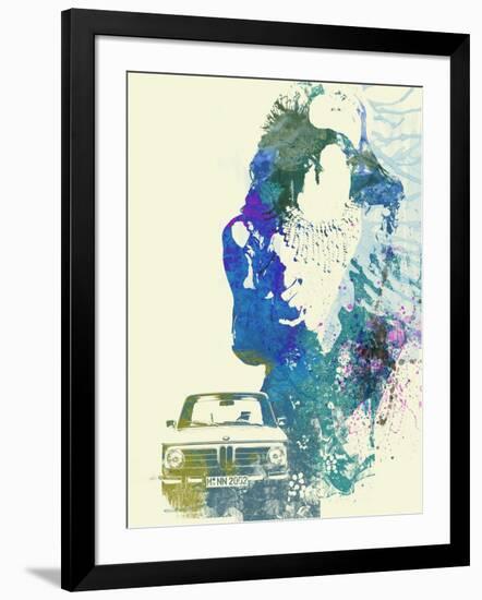 BMW Girl-NaxArt-Framed Art Print