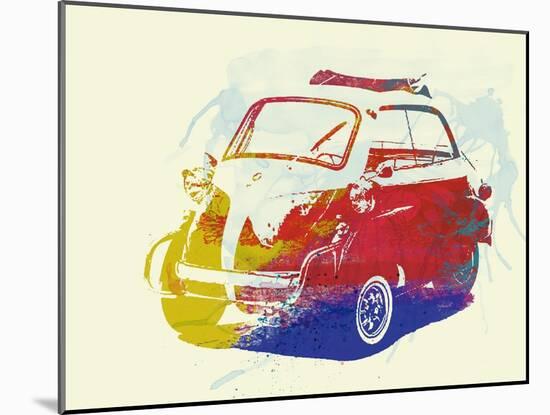 Bmw Isetta-NaxArt-Mounted Art Print