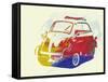 Bmw Isetta-NaxArt-Framed Stretched Canvas