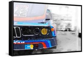 BMW Lamp and Grill Watercolor-NaxArt-Framed Stretched Canvas
