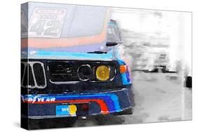 BMW Lamp and Grill Watercolor-NaxArt-Stretched Canvas