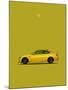 BMW M3 E92 Yellow-Mark Rogan-Mounted Art Print