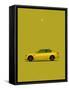 BMW M3 E92 Yellow-Mark Rogan-Framed Stretched Canvas