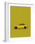 BMW M3 E92 Yellow-Mark Rogan-Framed Art Print