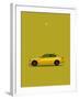 BMW M3 E92 Yellow-Mark Rogan-Framed Art Print